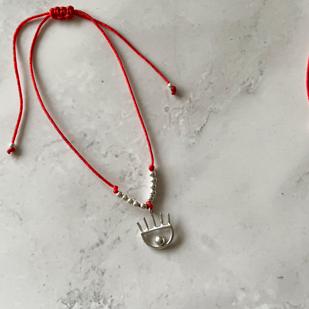 Pulseras hilo rojo y ojo